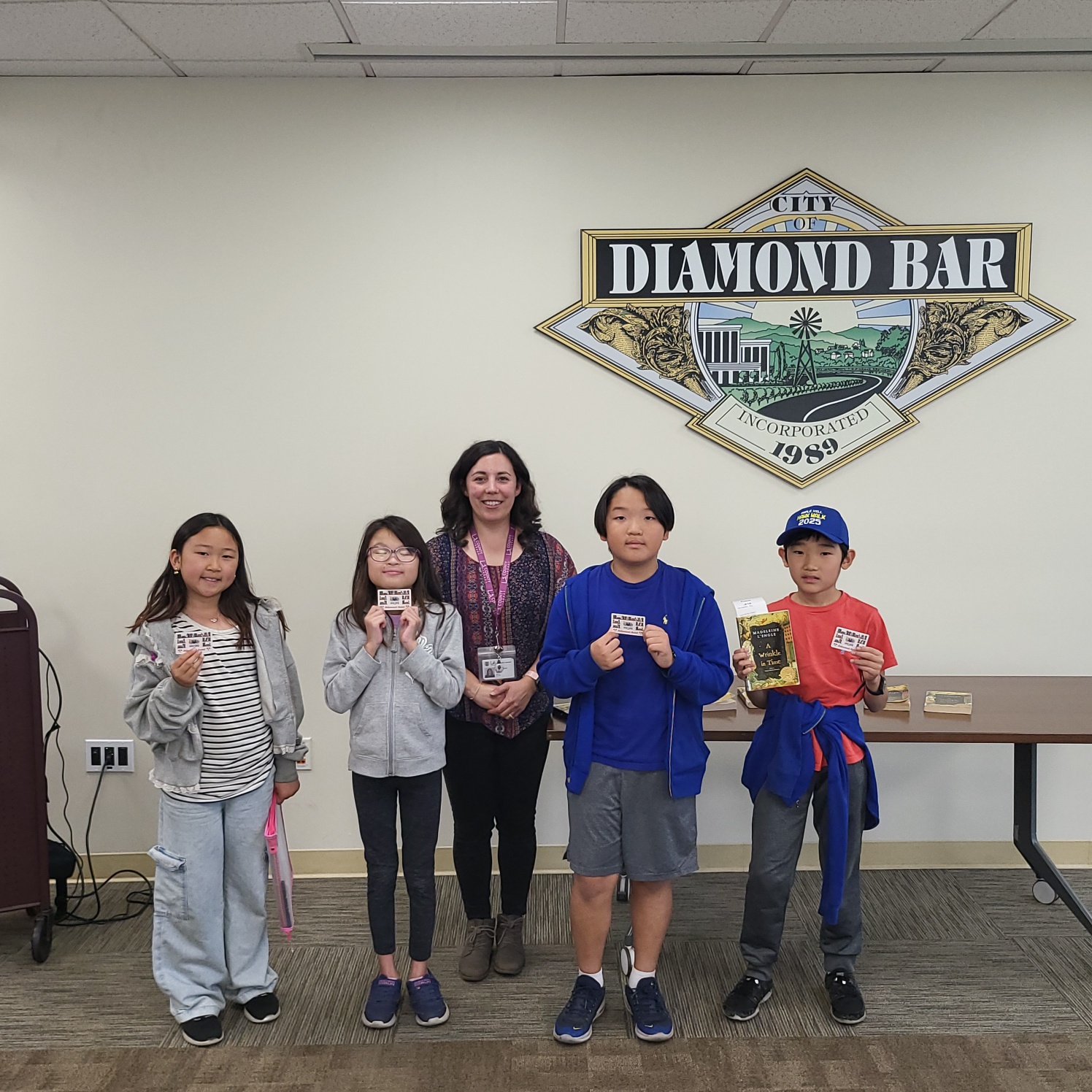 May Library Visit for Book Club & Rewards :)